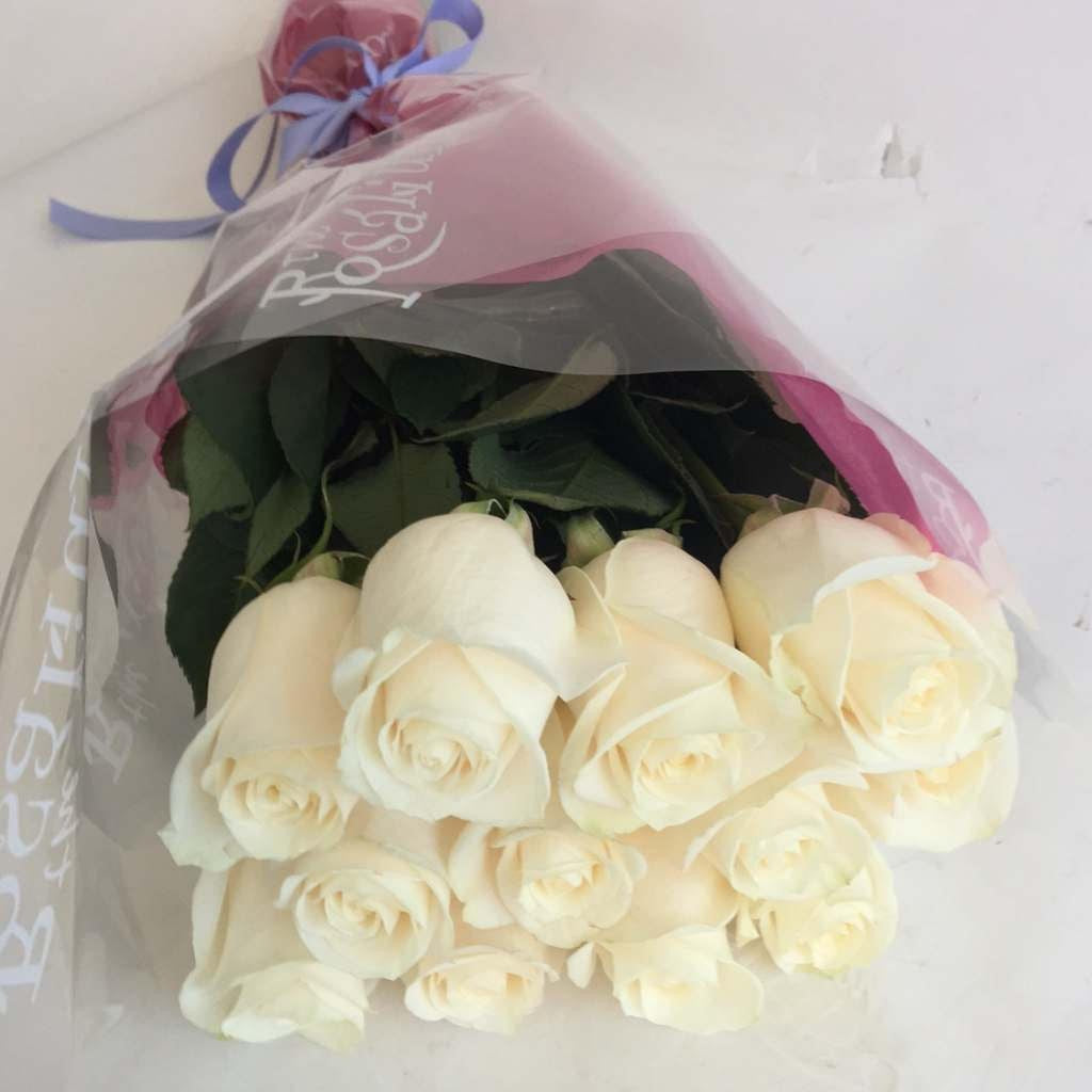 12 White Roses Delivery