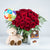 2 Dozen Red Roses Bear Birthday