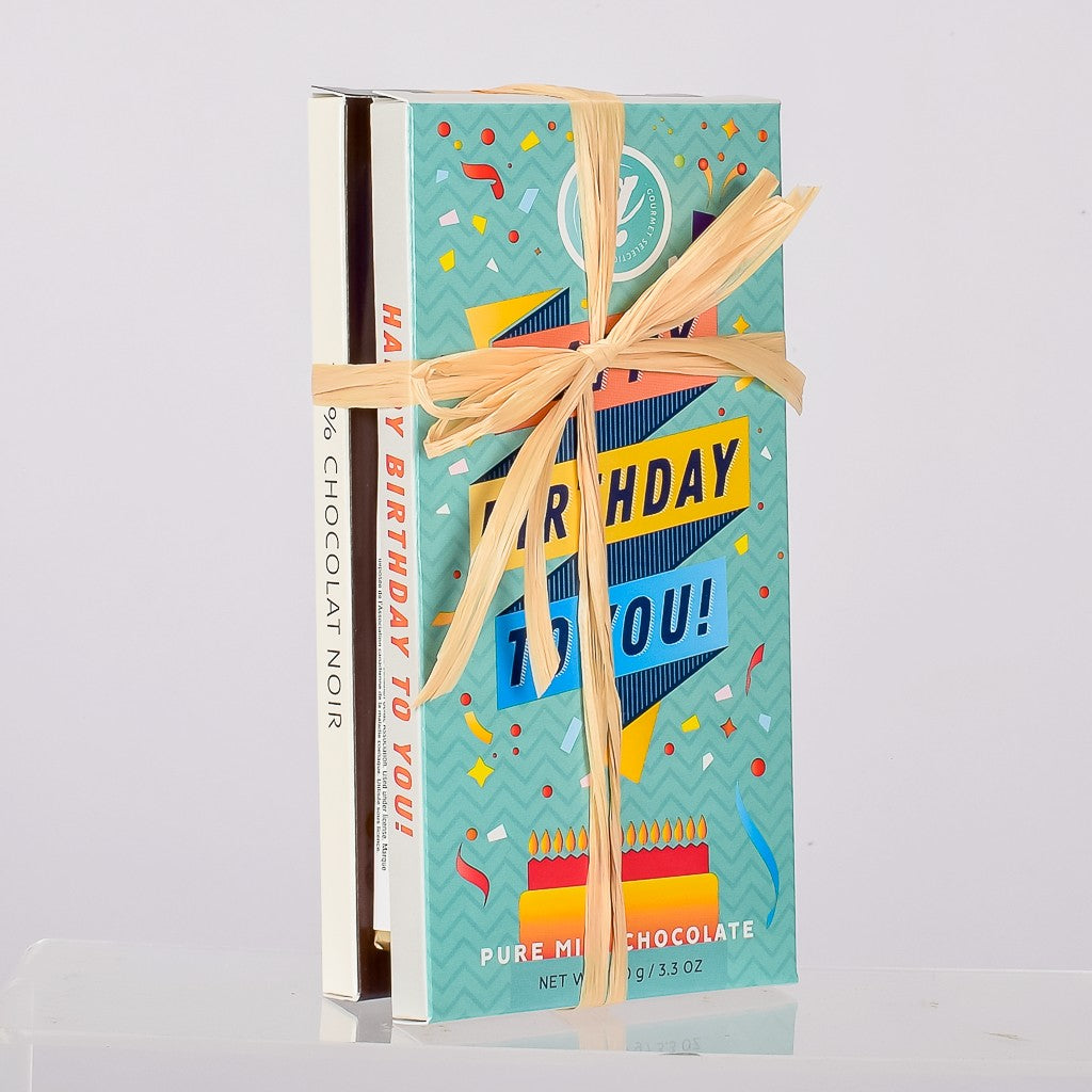 4 Birthday Chocolate Bars