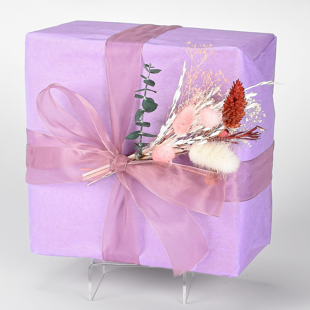 Premium Gift Wrapped With Dried Flower