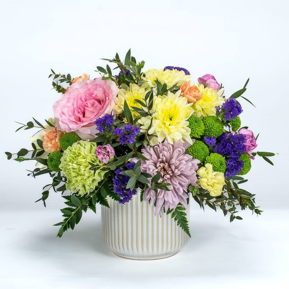 Assorted Flower Arrangement In Vase