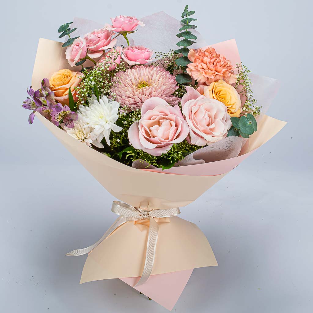 Pastel Flower Bouquet with Same Day Delivery