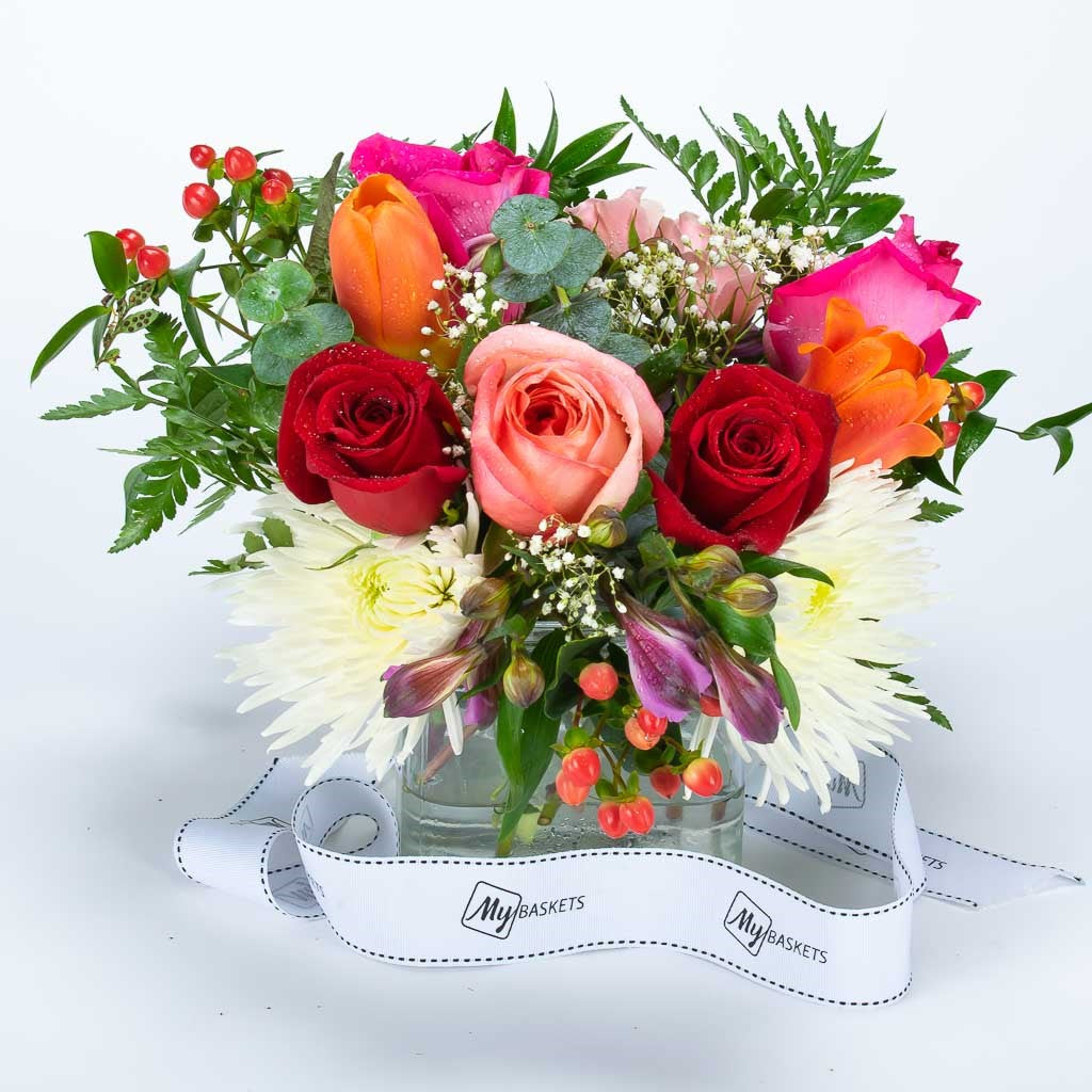 Mother's Day Flower Arrangement in Vase