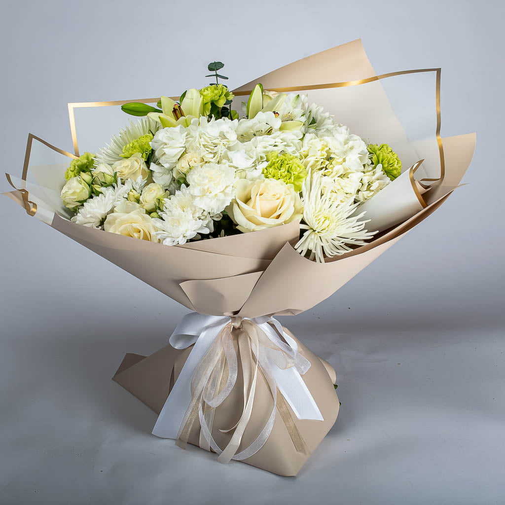 Premium Elegant White Flower Delivery