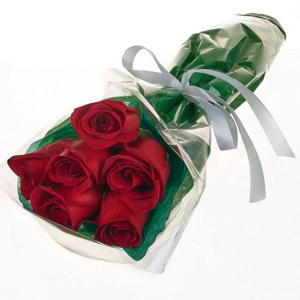 Six Red Roses Delivery - MY FLOWERS